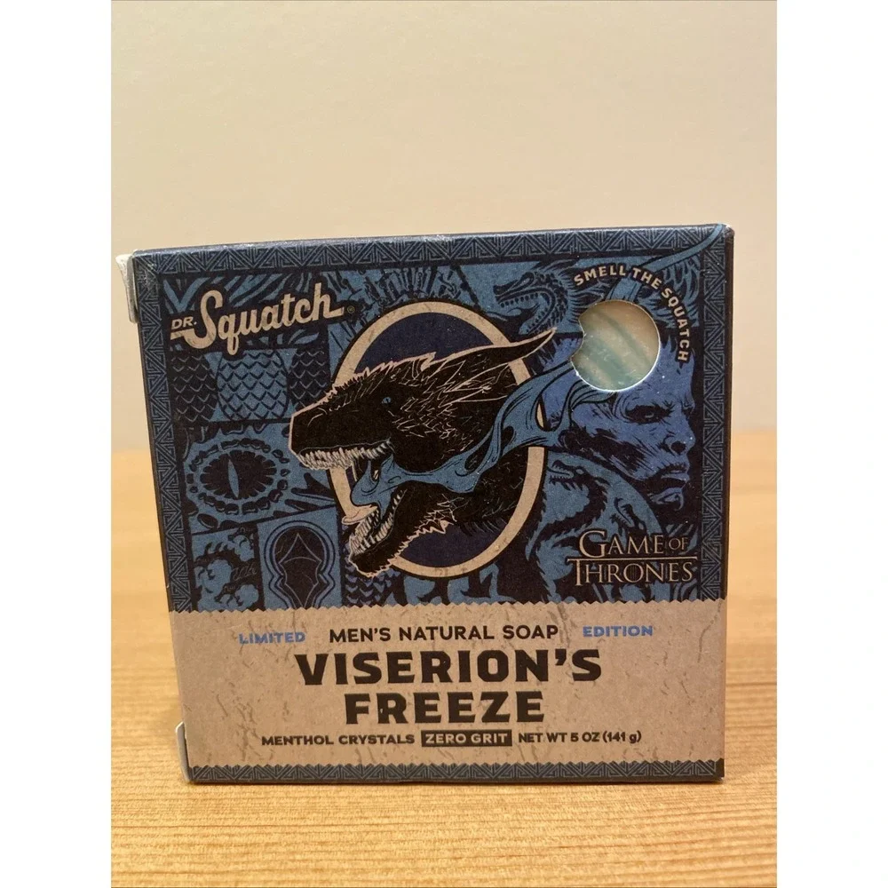Lot of 3 BARS Dr.‎ Squatch Limited Edition VISERION'S FREEZE Natural Soap Bar